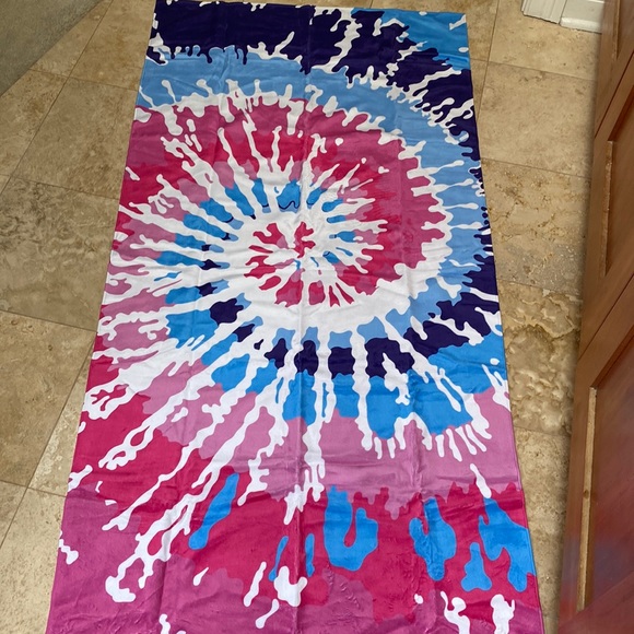 Other - 2 Beach Towels. 5 feet by 3 feet. Tie dye design.